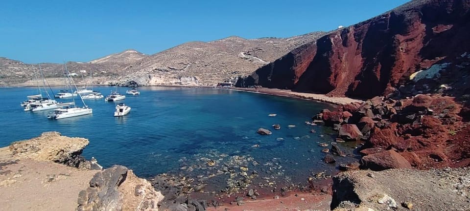 Iconic Sights of Santorini - Private Full Day Tour - Perissa: Black Sand Beach