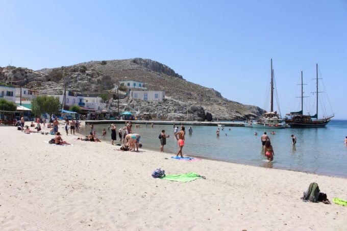 Kalymnos, Pserimos & Plati Island Cruise With Hotel Transfer - Beaches and Swimming