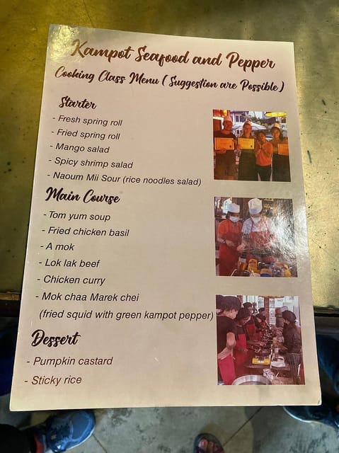 Kampot : Cooking Class in a Local Chef With Market Tour - Tips for Your Cooking Adventure