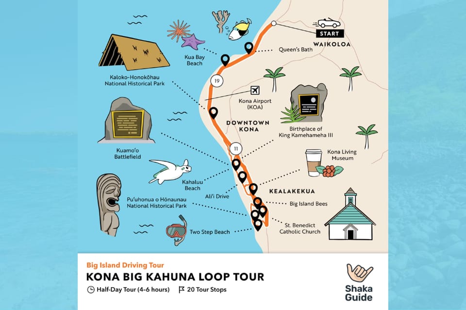 Kona Big Kahuna in Big Island: Audio Tour Guide - Frequently Asked Questions