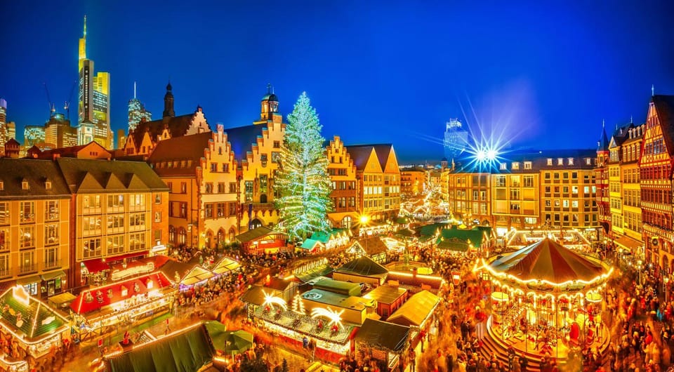 Magical Christmas Atmosphere of Frankfurt – Walking Tour - Scenic Römerberg and Mainkai