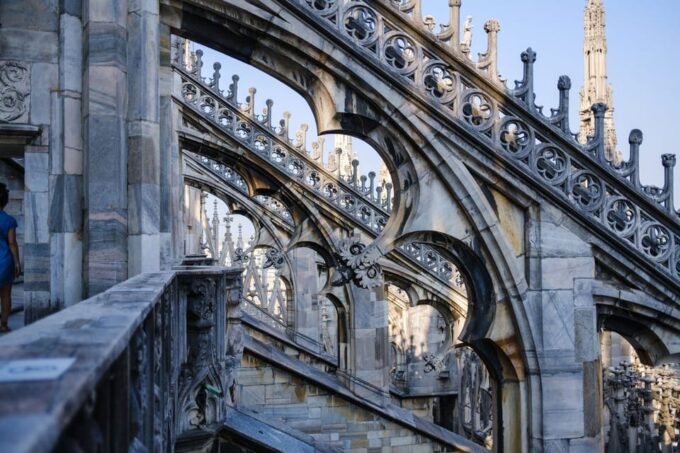 Milan: Duomo & Terraces Ticket by Elevator & In-App Tour - Discovering Architectural and Spiritual Details