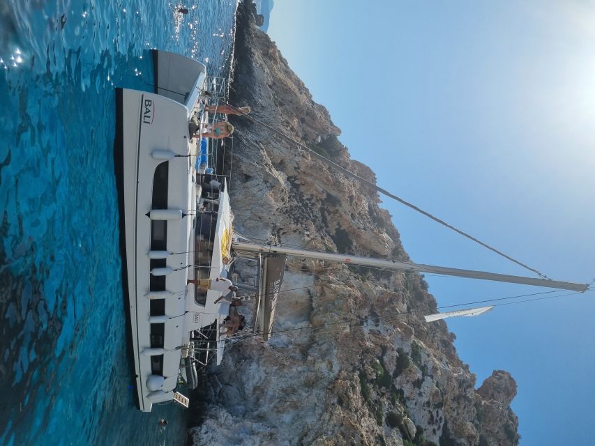 Milos: Kleftiko & Poliegos Catamaran Trip With Meal & Drinks - Frequently Asked Questions