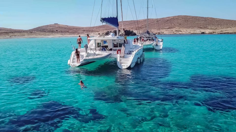 Mykonos: Catamaran Cruise With Lunch, Drinks and Transfer - Booking Your Catamaran Adventure