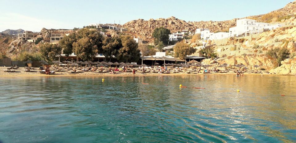 Mykonos: South Coast Cruise - Relaxing at Superparadise Beach