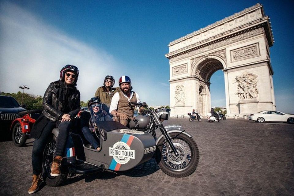 Paris Premium & Private Highlights City Tour on Sidecar - Frequently Asked Questions