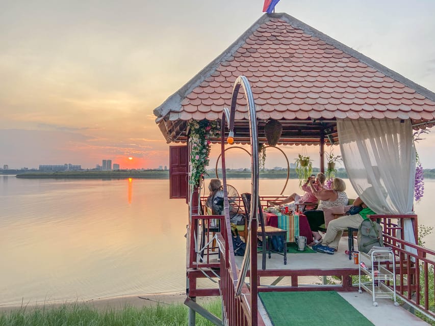 Phnom Penh Silk Island Sunset Haft Day Vespa Tour - Booking Information