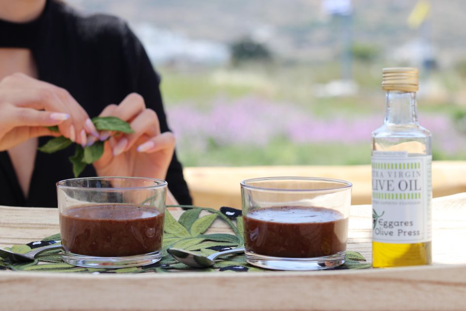 Premium Olive- Oil Tasting and Naxian Food Pairing - Duration and Group Size