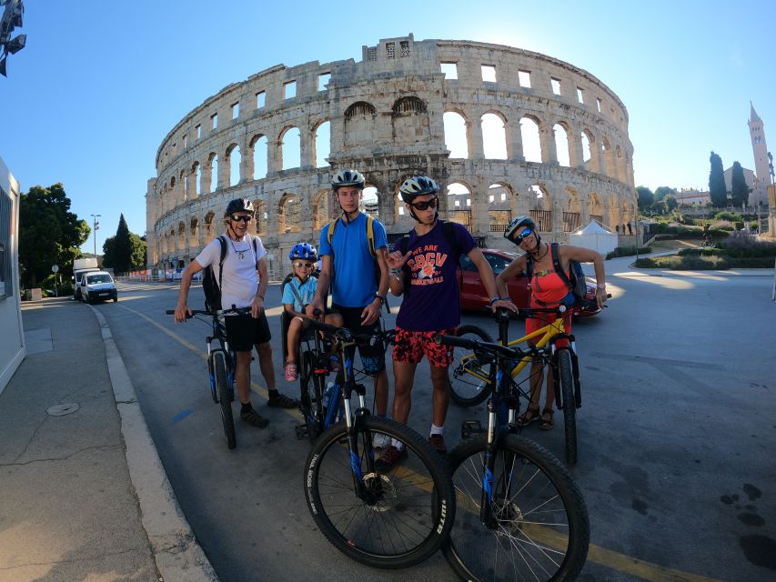 Pula: Bike Tour of Ancient Pula & Aquatic Adventures - Aquatic Adventures and Cliff Jumping