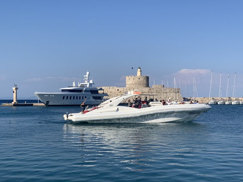 Rhodes: Beach Cruise With Swimming, Meal, & Unlimited Drinks - Meal and Drinks