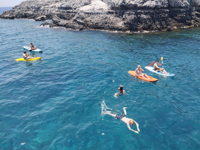 Rhodes: Gulet Trip With Food, Drinks, Sup, Kayak & Swimming - Language Options