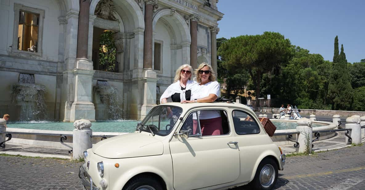 Rome: Fiat 500 Experience With Gelato and Photos - Additional Experiences in Rome