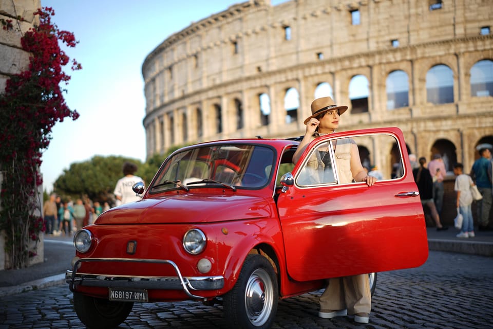 Rome Fiat 500 Tour With Professional Photoshoot - Explore Rome in Style