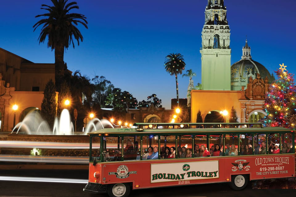 San Diego: Holiday Lights and Sights Trolley Tour - Meeting Point and Availability