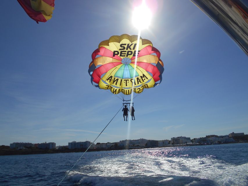 Santa Eulària Des Riu: Parasailing Boat Cruise With Drinks - Scenic Views and Duration