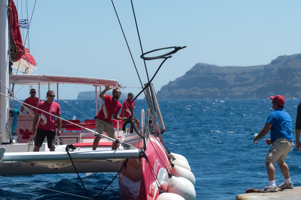 Santorini: Dream Catcher 5-hour Sailing Trip in the Caldera - Frequently Asked Questions