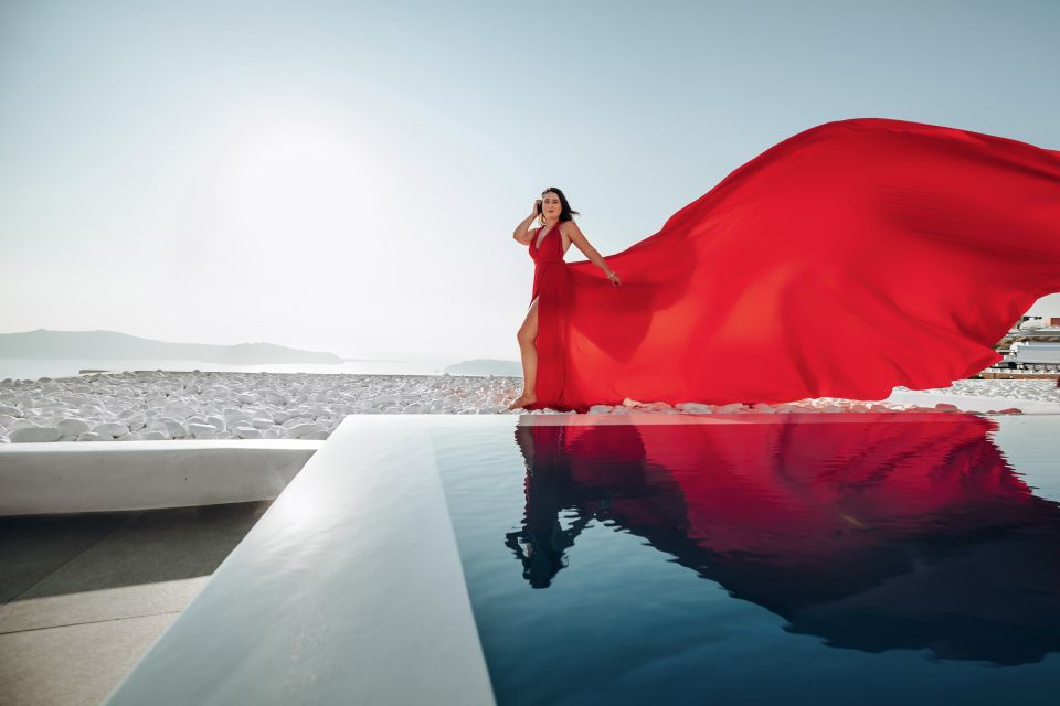 Santorini: Private Flying Dress Photoshoot Experience - Booking and Cancellation Policies