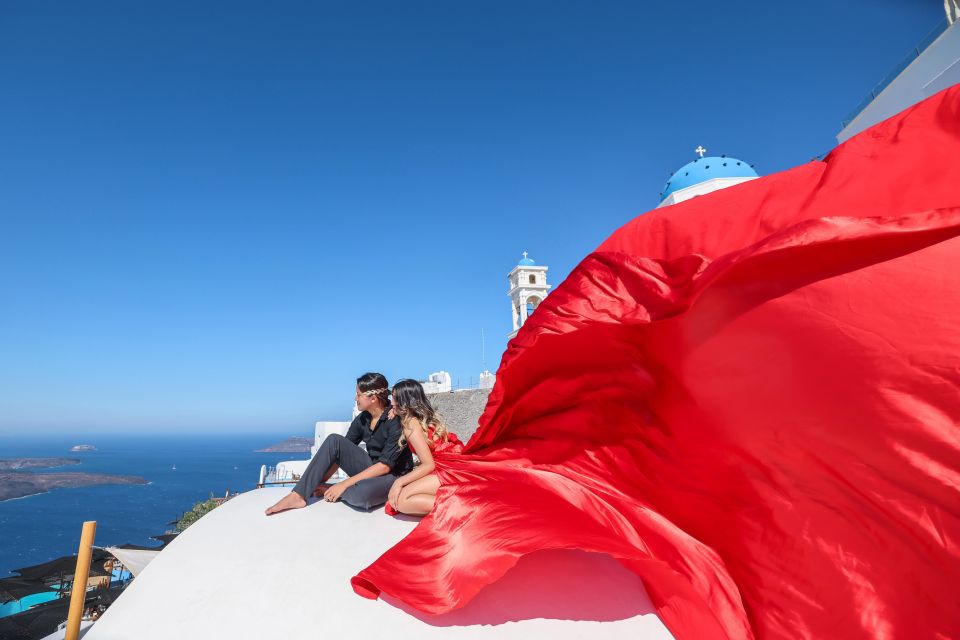 Santorini: Private Flying Dress Photoshoot With Dress Rental - Tips for a Great Photoshoot