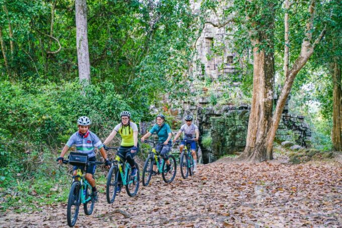 Siem Reap: Angkor Sunset Bike & Boat Tour W/ Drinks & Snacks - Booking and Cancellation Policy