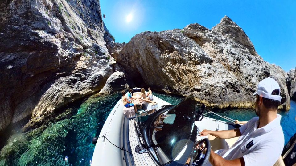 Skiathos: Private Lalaria Beach and Caves Speedboat Tour - Return to Skiathos