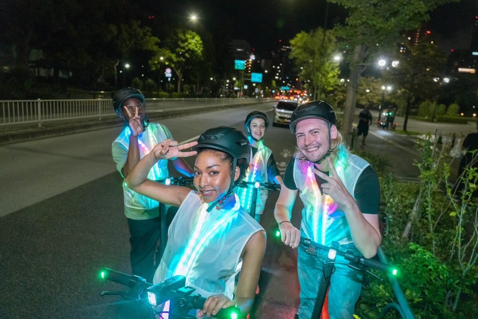 Tokyo E-Scooter Night Tour With Tokyo Tower Admission - Recap