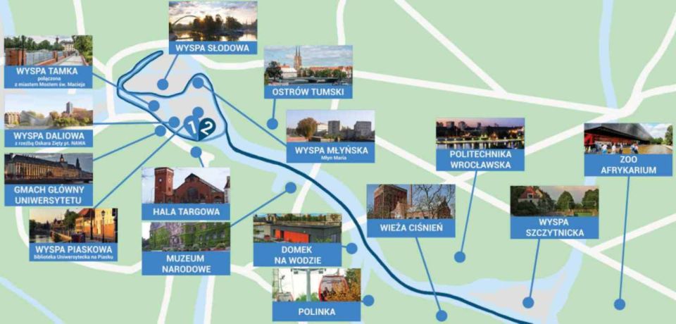 Wroclaw: City Walk and Cruise by Luxury Solar Catamaran - Nearby Attractions