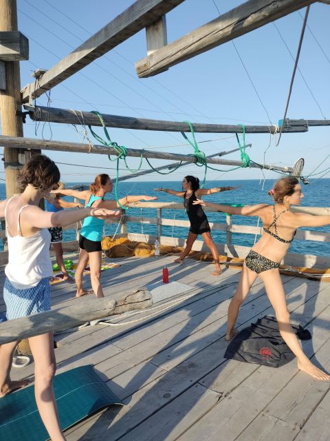 Yoga on Trabucco Vieste. - Explore Vieste After Yoga