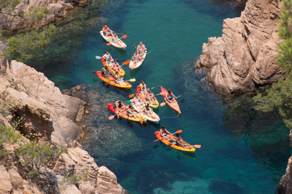 Barcelona: Costa Brava Kayak, Snorkel & Cliff Jump & Lunch - Itinerary Highlights