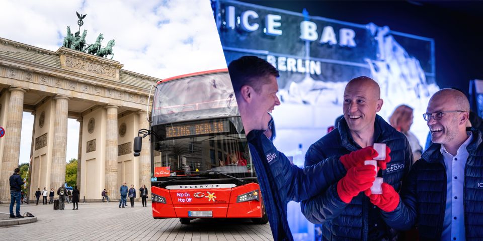 Berlin: Hop-On Hop-Off Bus and Icebar Ticket Combo - Highlights of the Icebar Experience