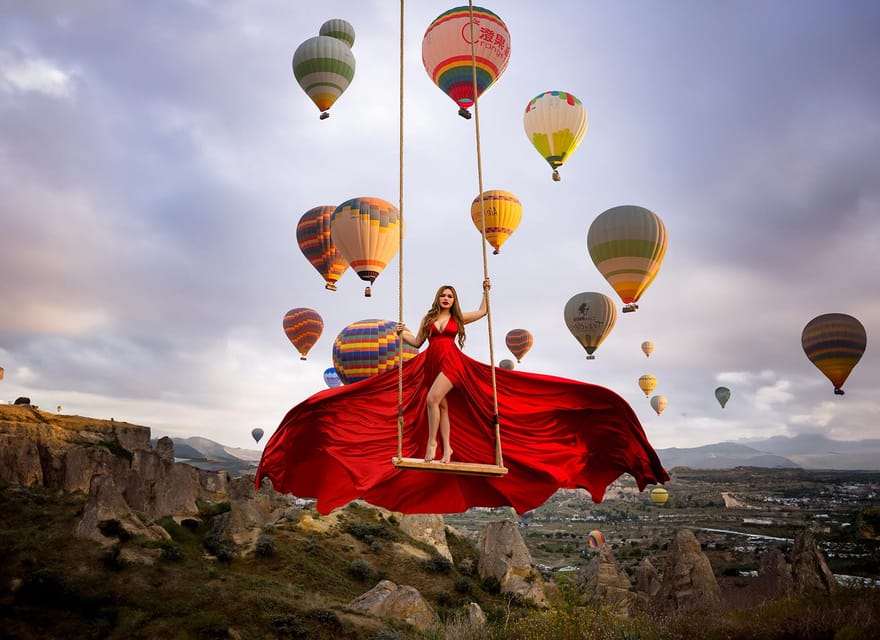 Cappadocia: Taking Photo With Swing at Hot Air Balloon View - Frequently Asked Questions