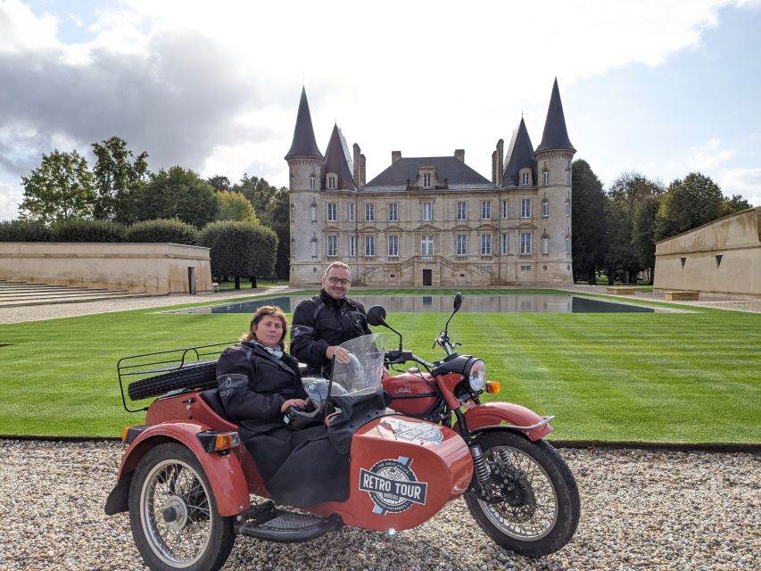 From Bordeaux: Médoc Vineyard and Chateau Tour by Sidecar - Frequently Asked Questions