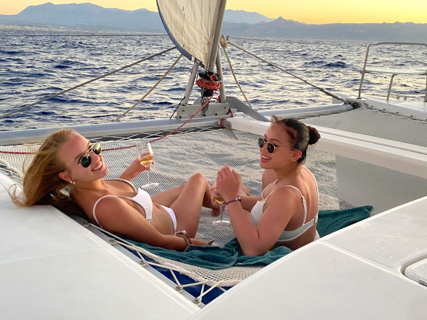 From Rethymno: Sunset Catamaran Cruise With Wine and Cheese - Frequently Asked Questions