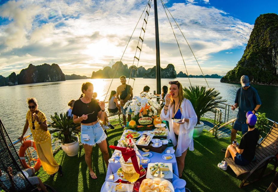 Ha Long Bay Luxury Day Cruise With Small Group Buffet Lunch - Frequently Asked Questions