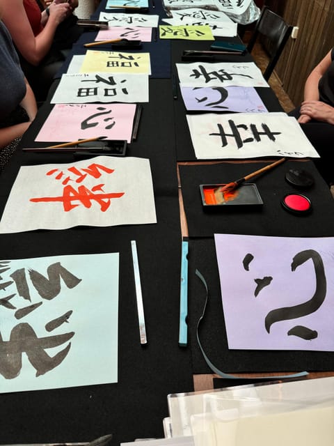 Kyoto: Japanese Calligraphy Workshop - Recap