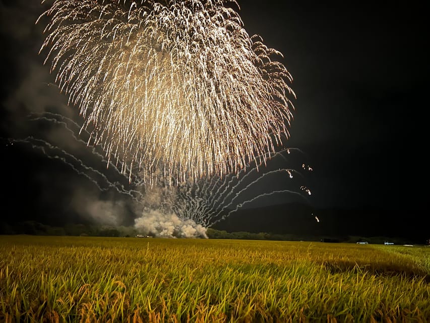 Local Fireworks Seat and Guide in Yokote, Akita - Recap