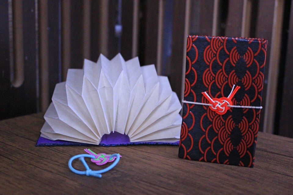 Mini Origami Lamp and Mizuhiki Knot Belt Workshop in Ueno - Recap