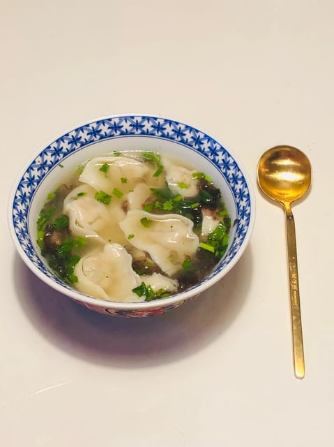 Online Cooking Class Wonton Soup by Chef Sunflower Li - The Sum Up