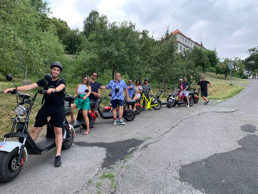 Prague 3H Grand Fat-Tire E-Scooter Tour With Panoramic Views - Frequently Asked Questions