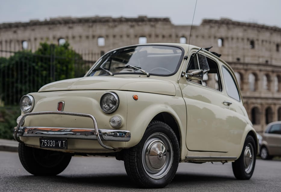 Rome: Fiat 500 Experience With Gelato and Photos - Frequently Asked Questions