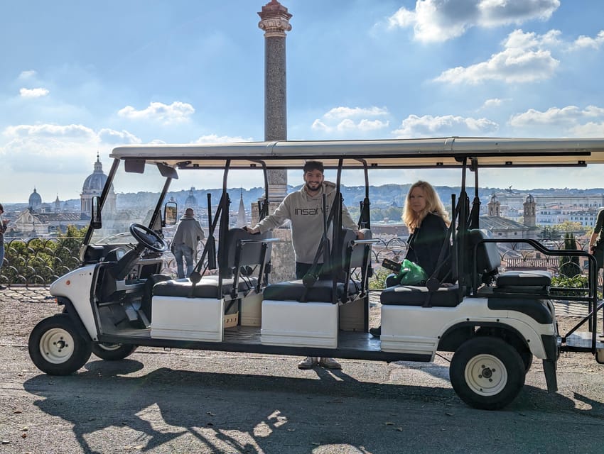 Rome: Private Golf Cart Tour With Hotel Pickup - Frequently Asked Questions