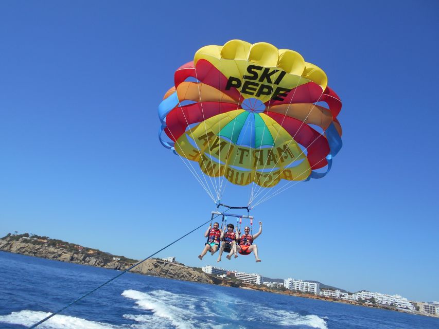 Santa Eulària Des Riu: Parasailing Boat Cruise With Drinks - Frequently Asked Questions