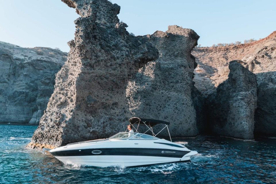 Santorini: Luxury Private Boat With Food and Drinks - Frequently Asked Questions