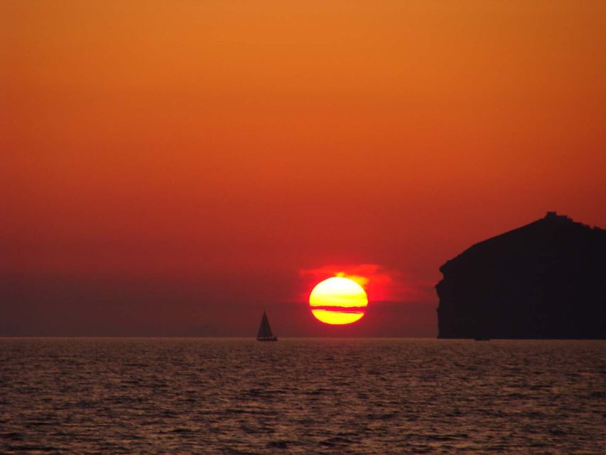 Santorini: Sunset Cruise With Greek Dinner and Transfer - Frequently Asked Questions