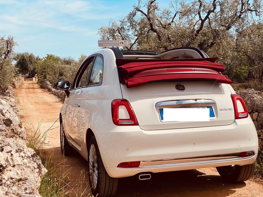 Tour on Fiat 500 Cabriolet of Bari, Monopoli and Alberobello - Frequently Asked Questions