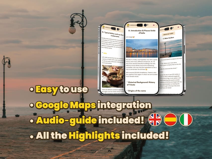 Trieste: Digital Audioguide Made With a Local for Your Tour - Frequently Asked Questions