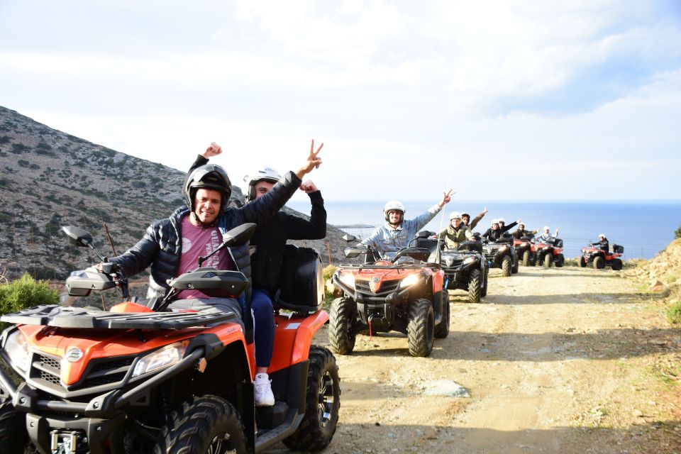 Agia Pelagia: Sunset Quad Trip With Local Products Tasting - Key Points