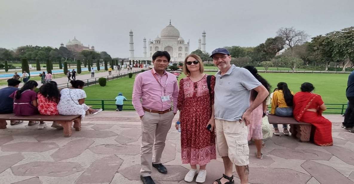 Agra: Taj Mahal Guided Tour With Lunch at 5-Star Hotel - Key Points