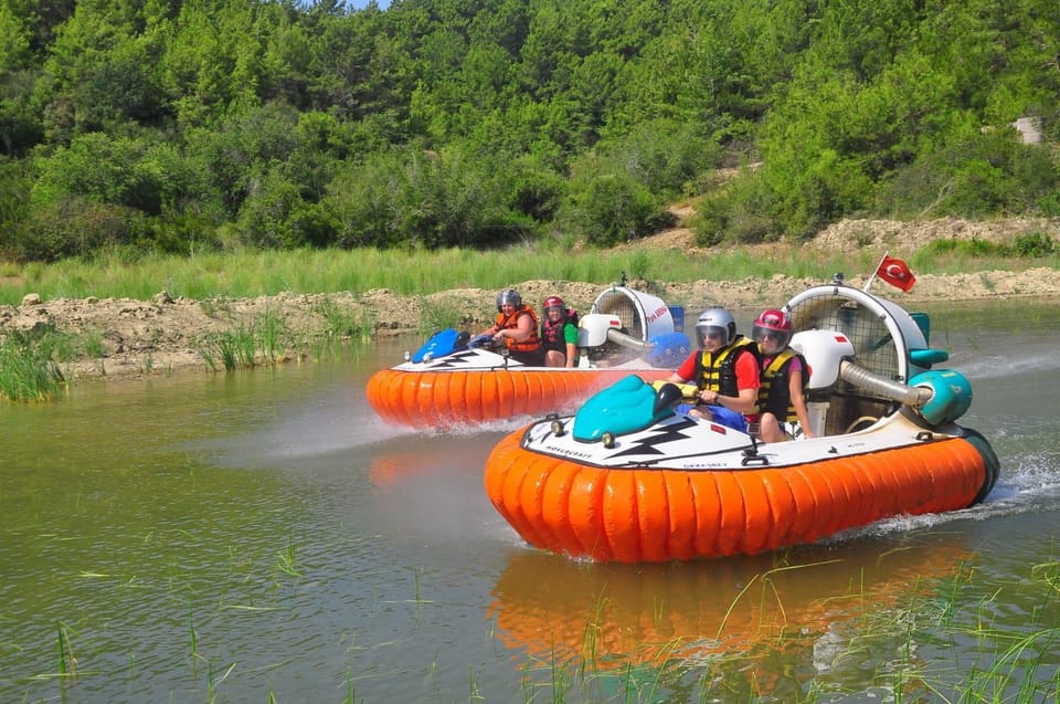 Alanya Hovercraft and Zip Line Experience 2 in 1 - Key Points