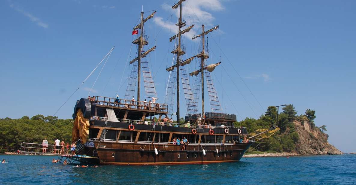 Alanya: Pirate Boat Trip With Meal, Drinks and Pickup Option - Key Points