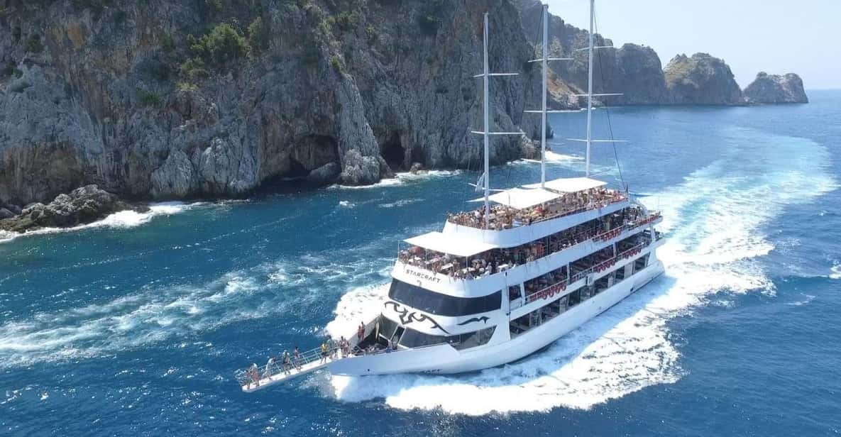 Alanya: Starcraft Yacht Tour With Lunch, Swimming, & DJ - Key Points